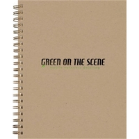 8.5" x 11" EcoBooks Notebook made from post-consumer 100% recycled cover......