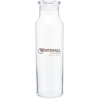 22 oz single wall glass bottle with push-on lid... from ASI 51197 ETS...