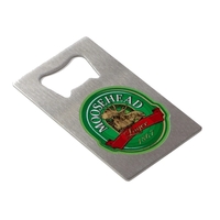 Stainless Steel Credit Card Size Bottle Opener with full color imprint......