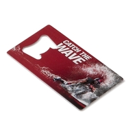 Stainless Steel Credit Card Size Bottle Opener with full color edge... from...