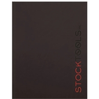8.5" x 11" perfect-bound notebook in smooth vinyl material with a... from ASI...