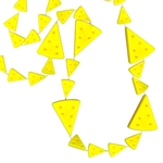 Cheese Wedge Shaped Combo Sportbeads