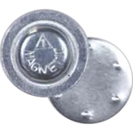 Round Plated Magnet Badge Fastener (Single Circle) (11/16")