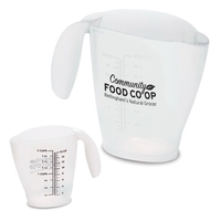 Two-cup measuring cup that measures 6 1/4" x 5 1/8" with... from ASI 61966...