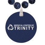 Hockey Puck Shaped Beads with Imprint Direct on Disk