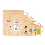 Jute/Burlap Drawstring Bag