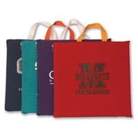 1" or 2" thick high density foam stadium cushion with webbing... from ASI...