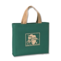 False gusset construction tote bag with 1.5" webbing handles.... from ASI...
