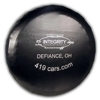 Spare tire cover made of textured vinyl fabric. Fits spare tires... from ASI...