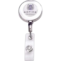 Metal Retractable Badge Reel with Belt Clip