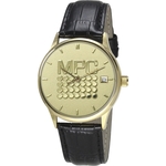 Squire Gold/Leather Men's and Ladies' Watch