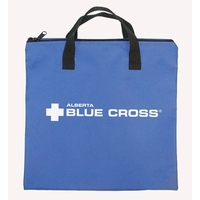 Zippered Tote Bag with flat construction and 1" webbing handles.... from ASI...