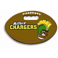 Football Shaped Foam Stadium Seat Cushion - USA Made!
