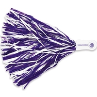 Imprinted Vinyl Pom With Contour Handle and Token