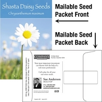 Shasta Daisy - Mailable Seed Packet - Custom Printed
