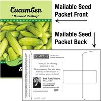 Mailable Seed Packet - Custom Printed Back... from ASI 46719 Corner Lot...