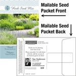 Herb Seed Mix - Mailable Packet - Custom Printed