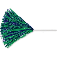Unimprinted Vinyl Pom With 10" Straw Handle