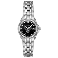 Ladies' silver watch with a second hand, water resistance, and a... from ASI...