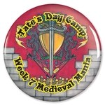 1.5" Diameter Round Button with Safety Pin Back