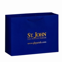 Gloss Laminated Euro Tote Bag - Foil Stamp
