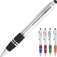 Blitz Silver Twist Action Stylus Ballpoint