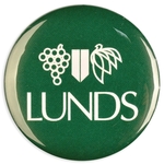 1-2 Color 2" Diameter Round Button with Safety Pin Back