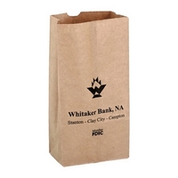 4 1/4" x 2 3/8" x 8 3/16" natural Kraft paper... from ASI 35290 American Ad...