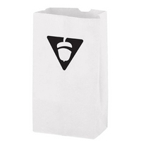 6" x 3 5/8" x 11 1/16" white Kraft paper bag... from ASI 35290 American Ad...