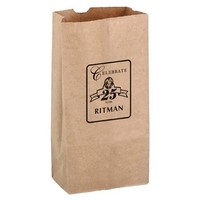 6 1/4" x 3 13/16" x 12 1/2" natural Kraft paper... from ASI 35290 American Ad...
