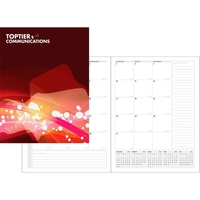 Full color monthly planner that measures 8.25" x 10.75" and features... from...