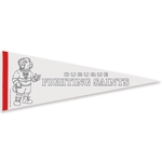 9" x 24" Color-Me Pennant with 1" Sewn Strip
