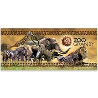 3.25" x 7.5" decal made of 3.5 millimeter thick white vinyl... from ASI 66390...