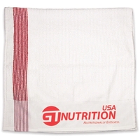 Sports towel made of 86% cotton, 14% polyester, and measuring 22"... from ASI...