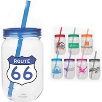 Liberty 24 oz Mason Jar Style BPA Free Acrylic Tumbler.... from ASI 46755...