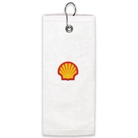 11" x 18" White Terry Golf Towel