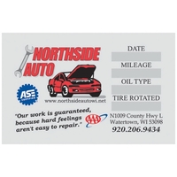 White custom shaped ultra decal measuring 2-5 sq. in. and made... from ASI...