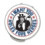 Golfer's Hat Clip with Removable Ball Marker