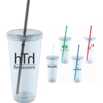 Sparkle 20 oz. Large Double Wall BPA Free Acrylic Tumbler