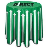 Premium quality polyester round table throw measuring 36" Dia. x 30"... from...