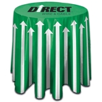 36" Dia. x 30" H Round Table Throw