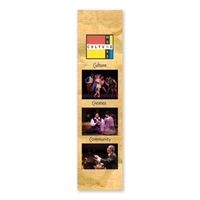 Rectangle bookmark made of 14 pt. thick, white material and measuring... from...