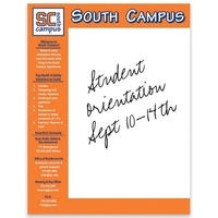 Rectangle shaped memo board measuring 8.5" x 11" with write-on wipe-off......