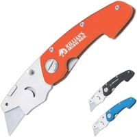 Foldable utility cutter. Ergonomically shaped for the hand, this knife is......