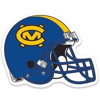 Helmet shaped small car magnet that's 34 mil thick and measuring... from ASI...