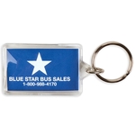 1.875" x 2.875" Rectangle Acrylic Key Ring