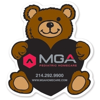 Die cut custom shape magnet in a size of up to... from ASI 66390 LarLu