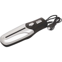 Handheld paper shredder. Capable of shredding both forward and in reverse.......