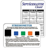 Stress card with 12 month calendar.... from ASI 73464 ZZ OLD - Nationwide...