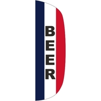 3' x 10' Message Flutter Flag - Beer